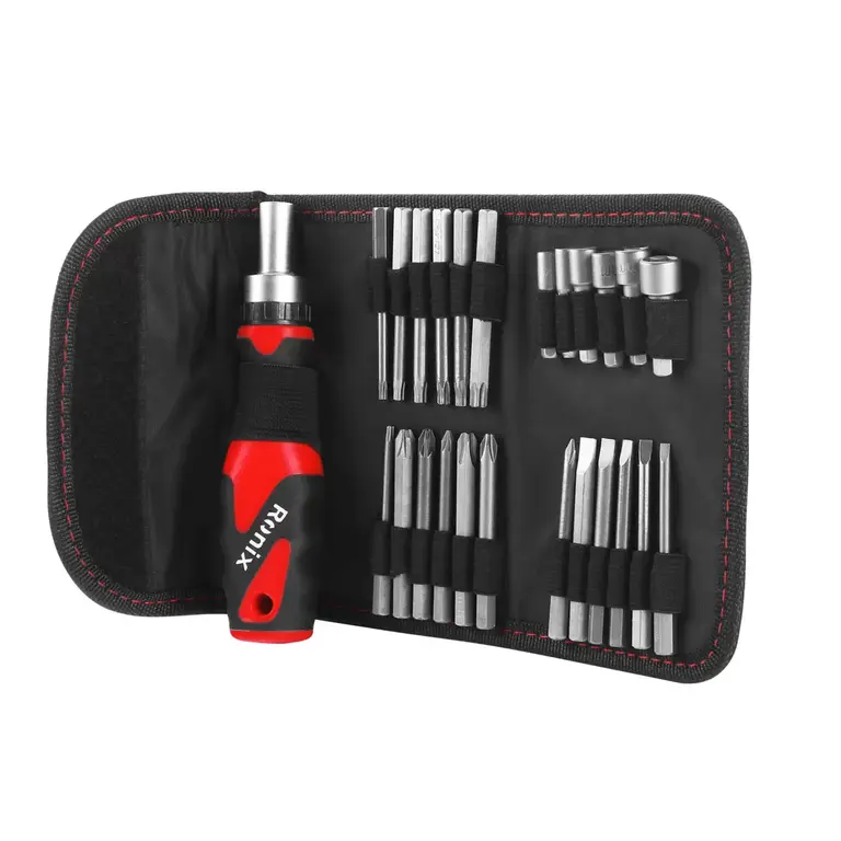 Kit Chave De Fenda + Bits 26 Peças Ronix Rh-2721