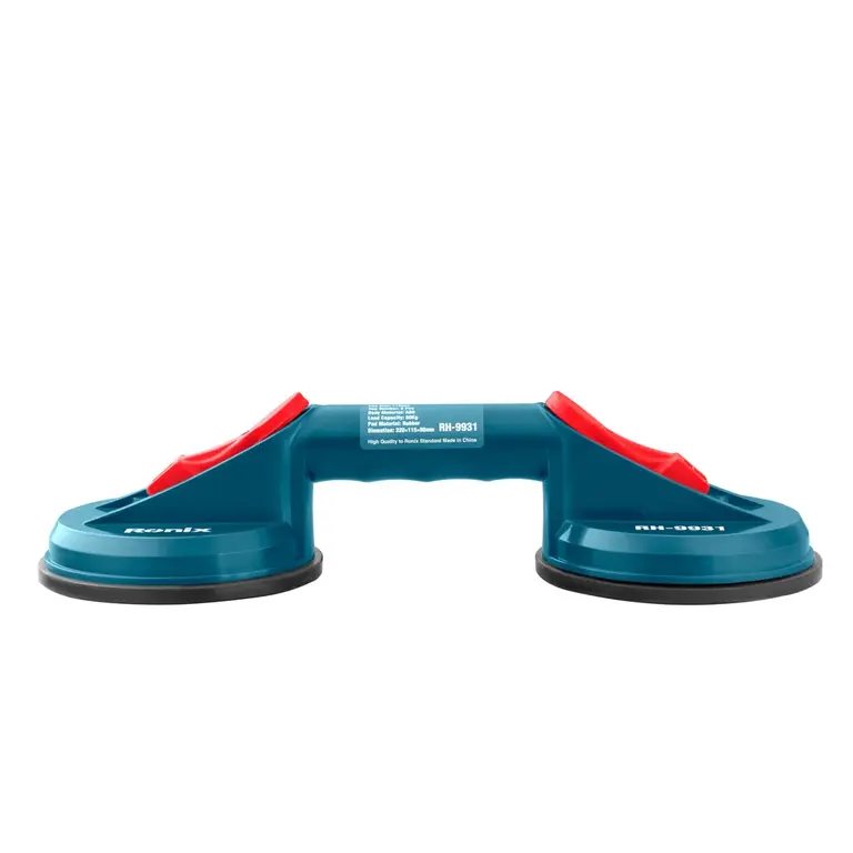 Ventosa de Sucção Dupla 118mm para Superfícies Planas Ronix RH-9931